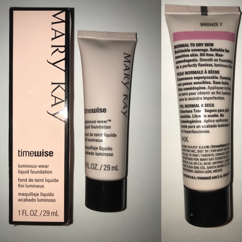 NIB MaryKay LuminousWear Bronze7 LiquidFoundation