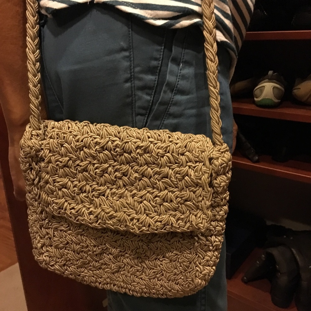 Carrie Forbes bag! Tan braided