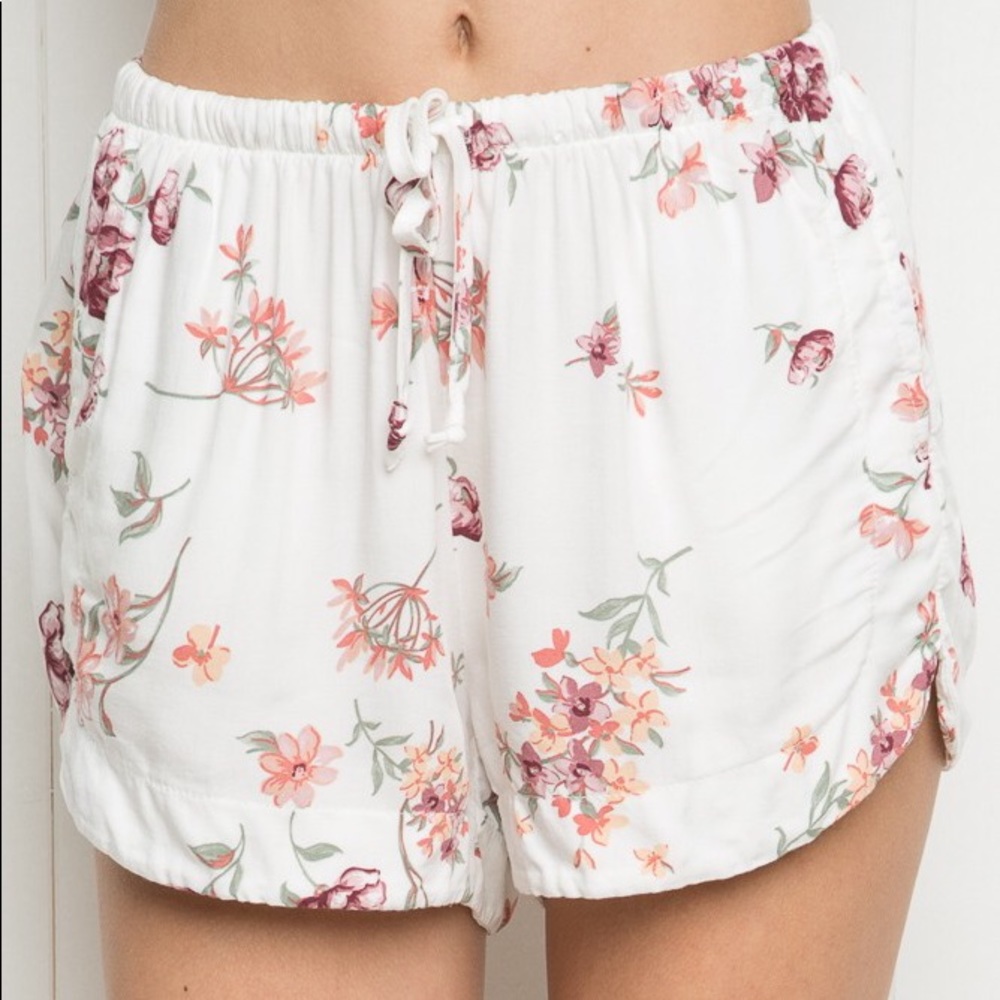 Rare Brandy Melville Floral Shorts