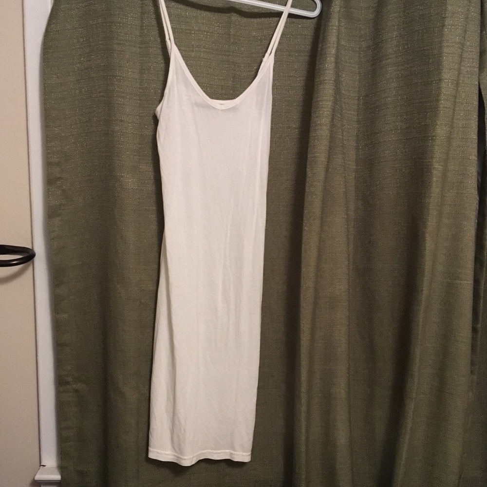 White midi dress almost new!