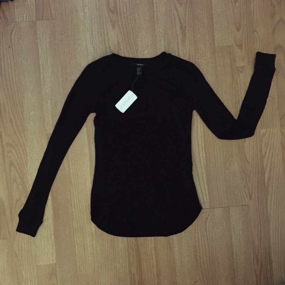 NWT Forever21 Semi-Sheer Top