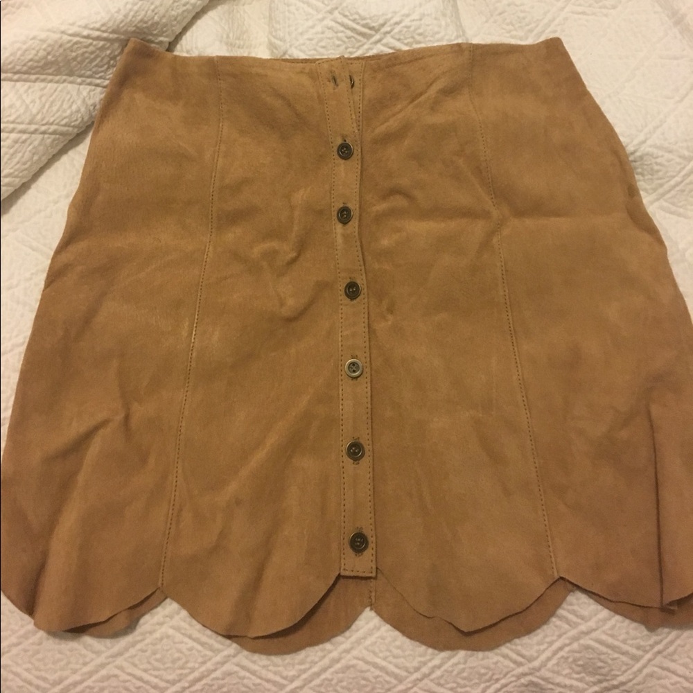 Nasty Gal Vegan Suede Mini Skirt by Bagatelle