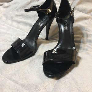 Aldo Black Patent Leather Heels