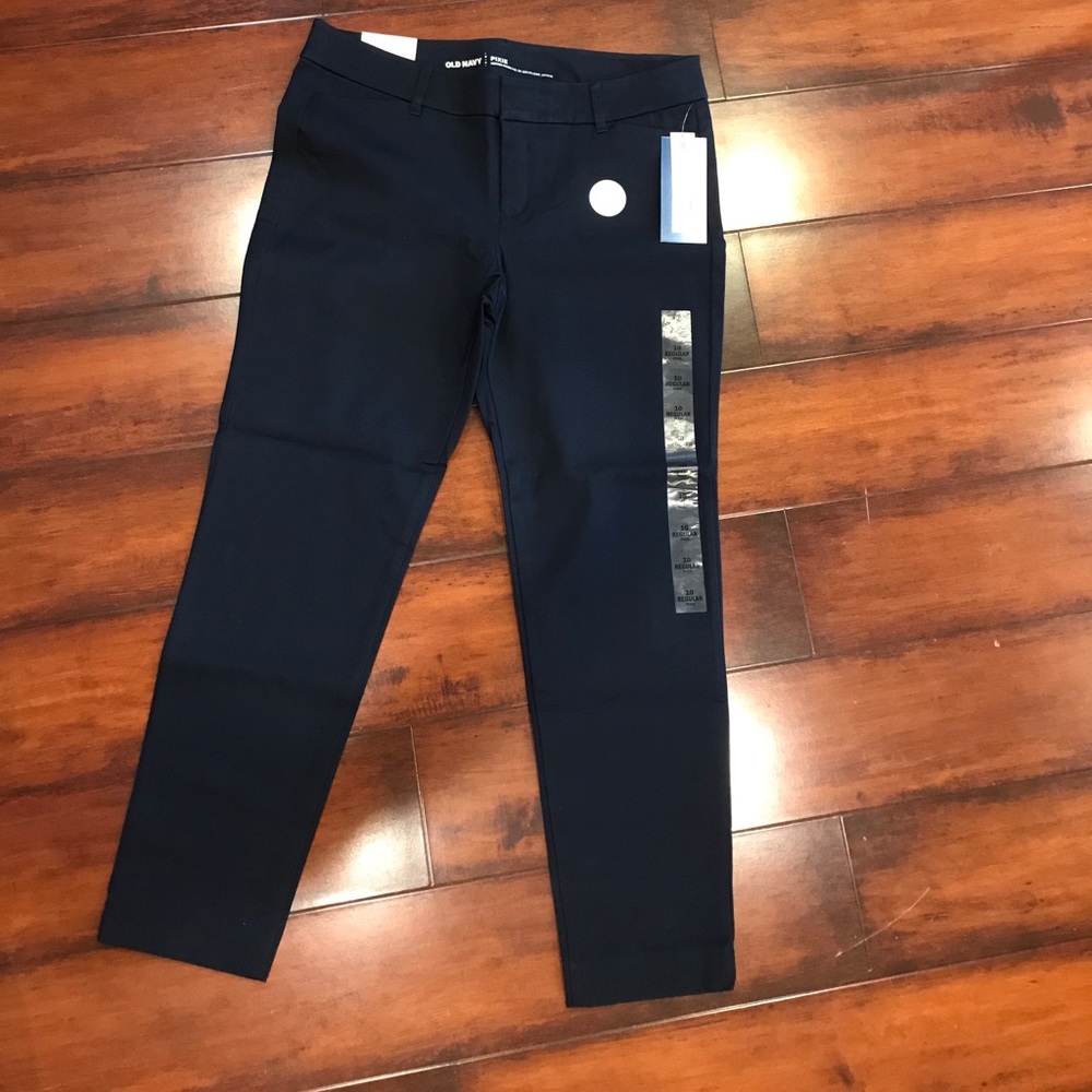 Navy work pants, Capri