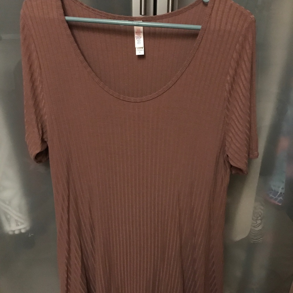 Lularoe Perfect T - XL Brown NWOT
