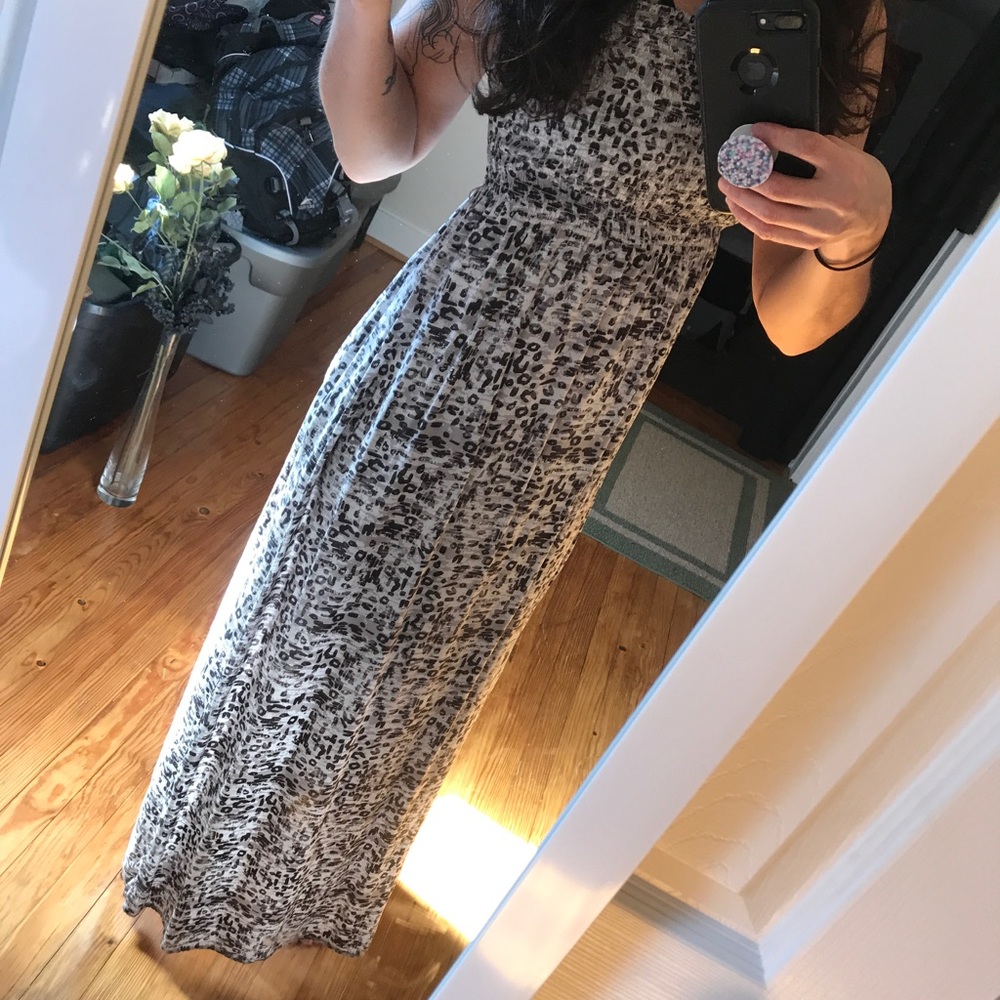 Leopard print dress