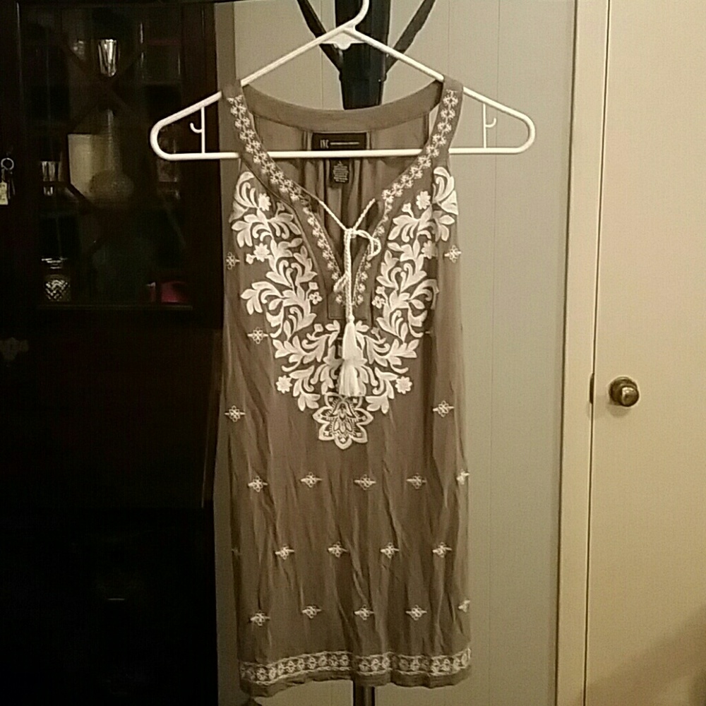 INC Embroidered Tank