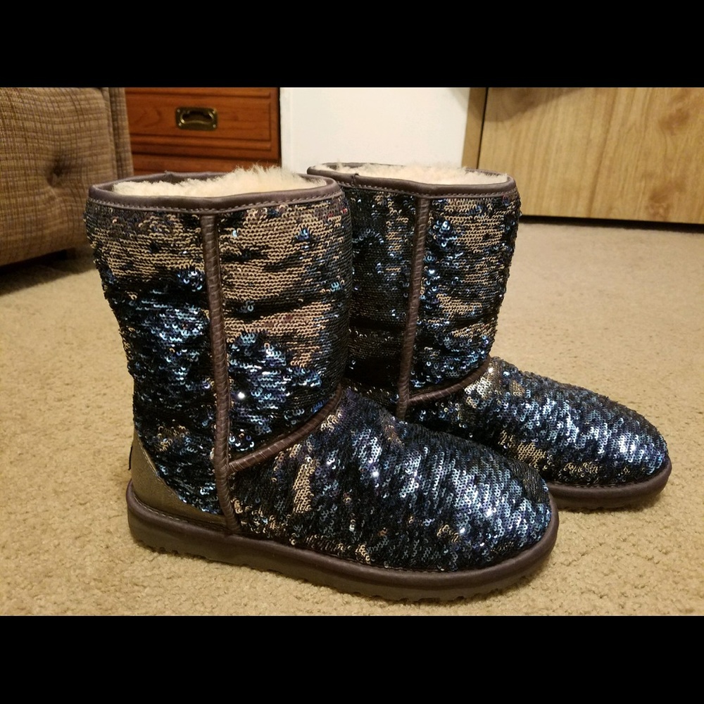 UGG Color-Changing Sequins Boots