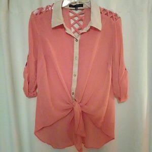 Heart Soul sheer women's shirt