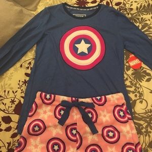 Captain America sleep set