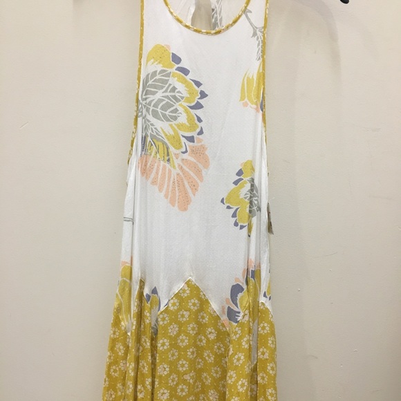 Free People Slip Floral Swing Tunic - Picture 4 of 7