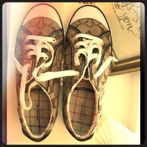 Coach Signature Tennis Shoes
