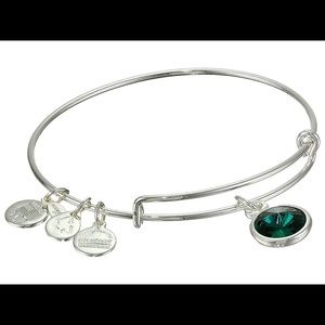 Authentic Alex & Ani “May Birthstone” bracelet