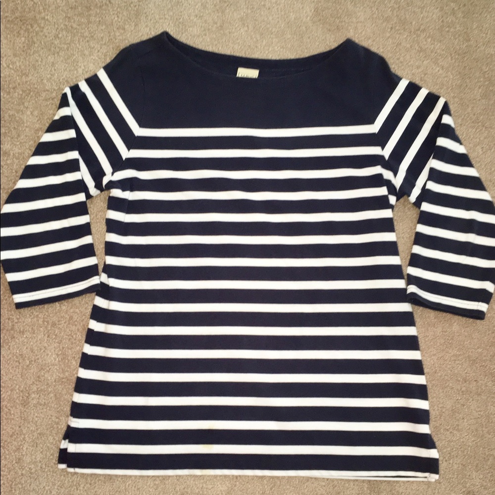 L.L. Bean 3/4 sleeve top