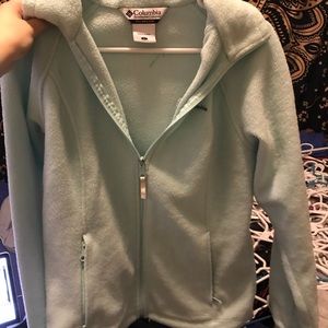 Light blue Columbia zip up