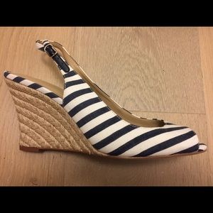 Ann Taylor Striped Wedges