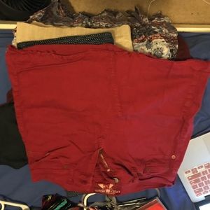 Lucky brand red skirt
