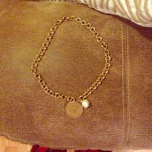 John Wind "A" necklace