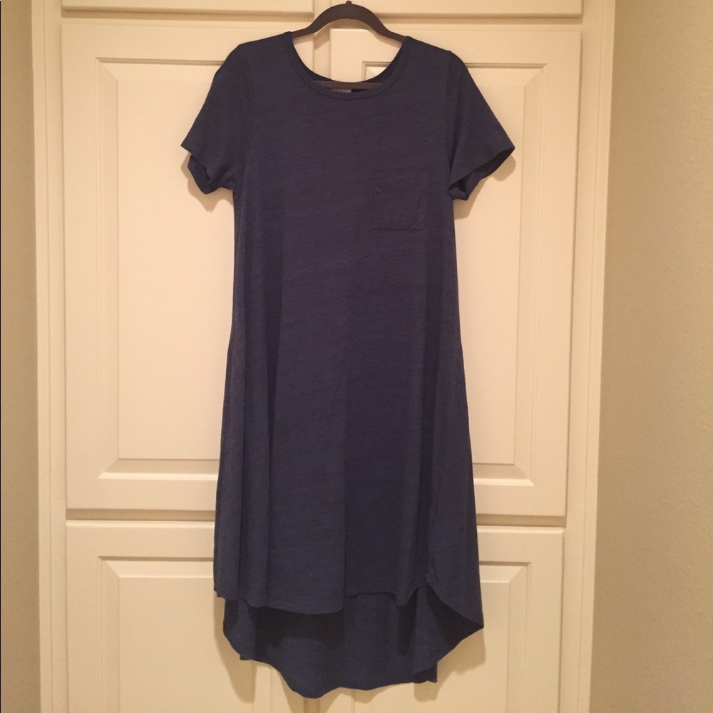 LuLaRoe Carly in Heather Blue