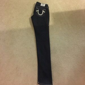 True Religion dark wash jeans size 28