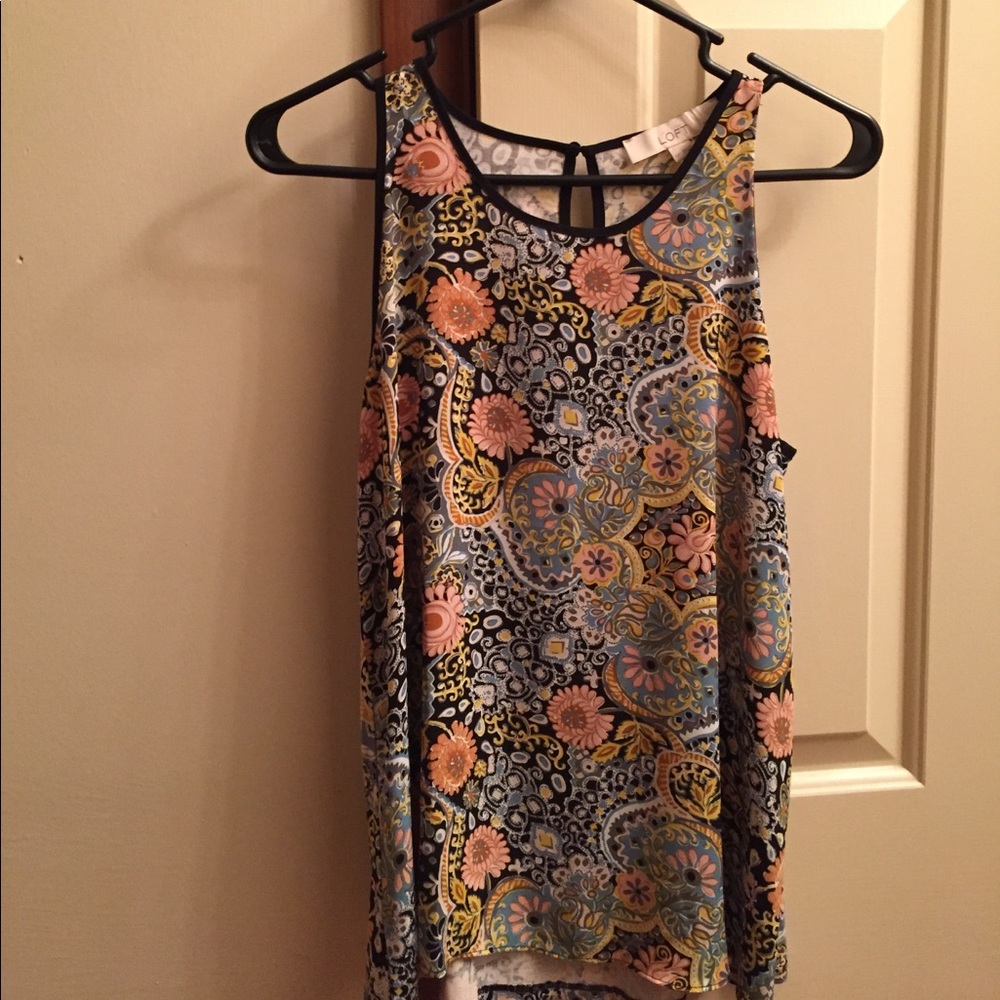 Price drop  Loft dressy tank top - Picture 2 of 4