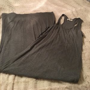 Gray maxi dress - forever 21