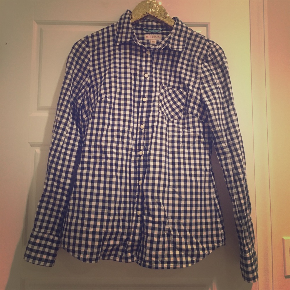 Gingham button up
