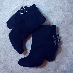 🔴LAST CHANCE🔴Black Ankle Boots With Buckles
