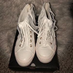 Fringe Leather Converse
