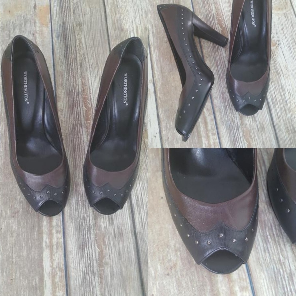 Worthington Studded Two-toned Heel