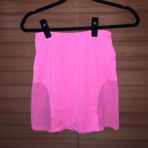 Neon Pink Mini Skirt