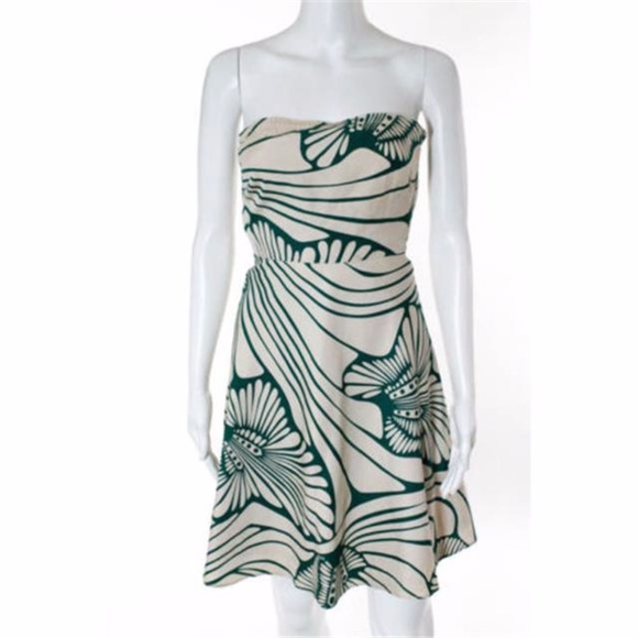 J. Crew Dresses & Skirts - J. CREW Multicolored  Floral Strapless Shift Dress