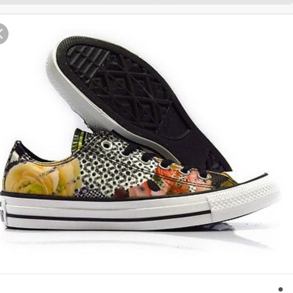 NWT Converseš„Digital Floral Black LT W AUTHENTIC - Picture 8 of 8