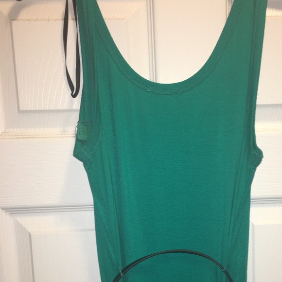 📍FINAL REDUCTION📍Green stretch dress w/ blk belt - Picture 3 of 3
