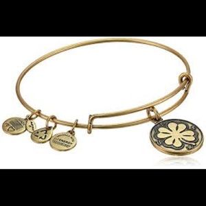Authentic Alex & Ani “Four leaf clover” bracelet