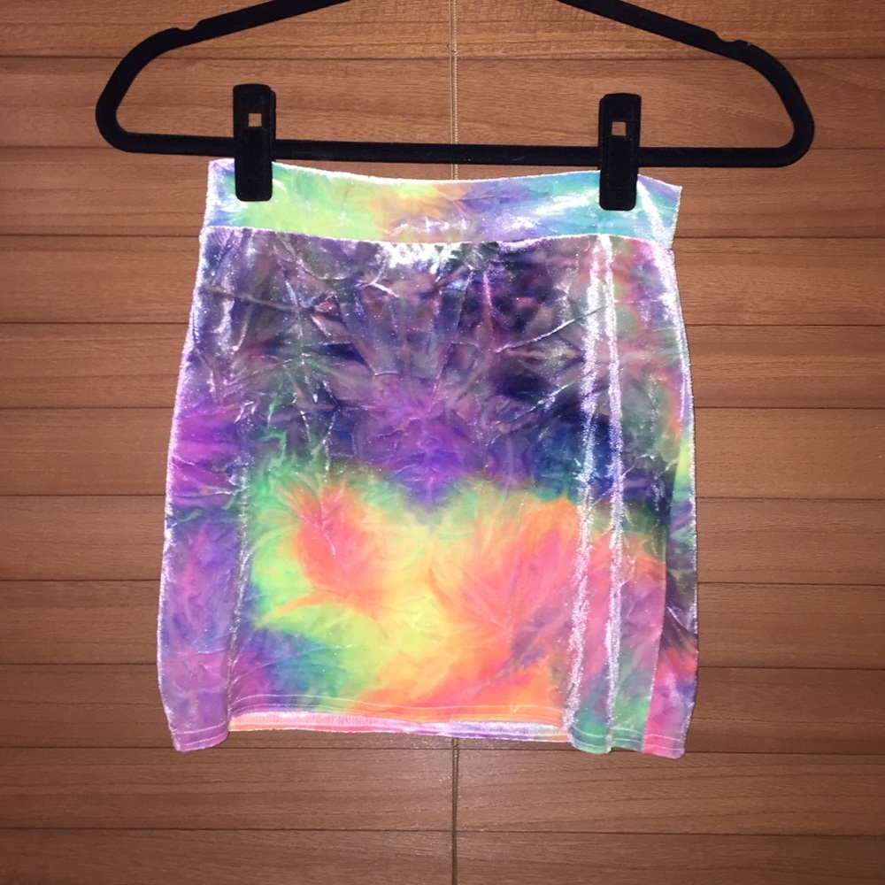 Colorful mini skirt