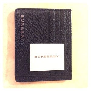 Leather Burberry Card Case (brand new)