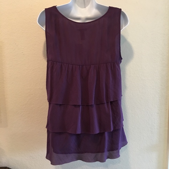 NWT J. Crew 100% Silk Tiered Ruffle Cami Top - Picture 5 of 8