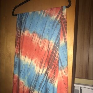 3xl lularoe maxi tie dye