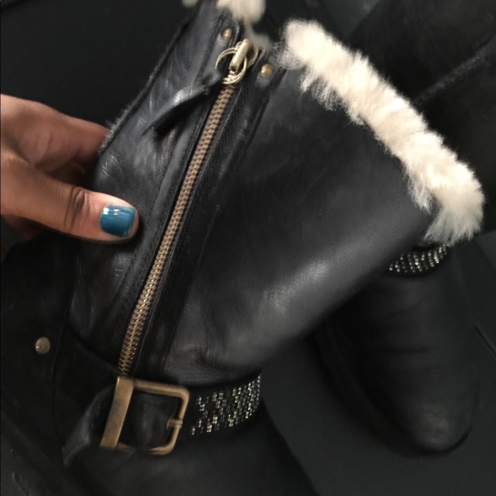 Leather uggs