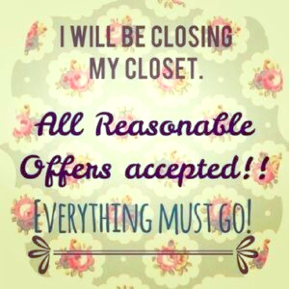 Closing sale I need this all gone