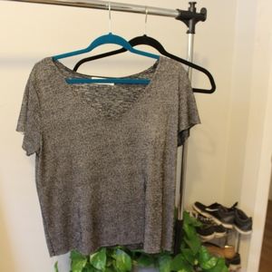 UO PROJECT SOCIAL TEE gray knit top