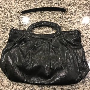 Black evening handbag