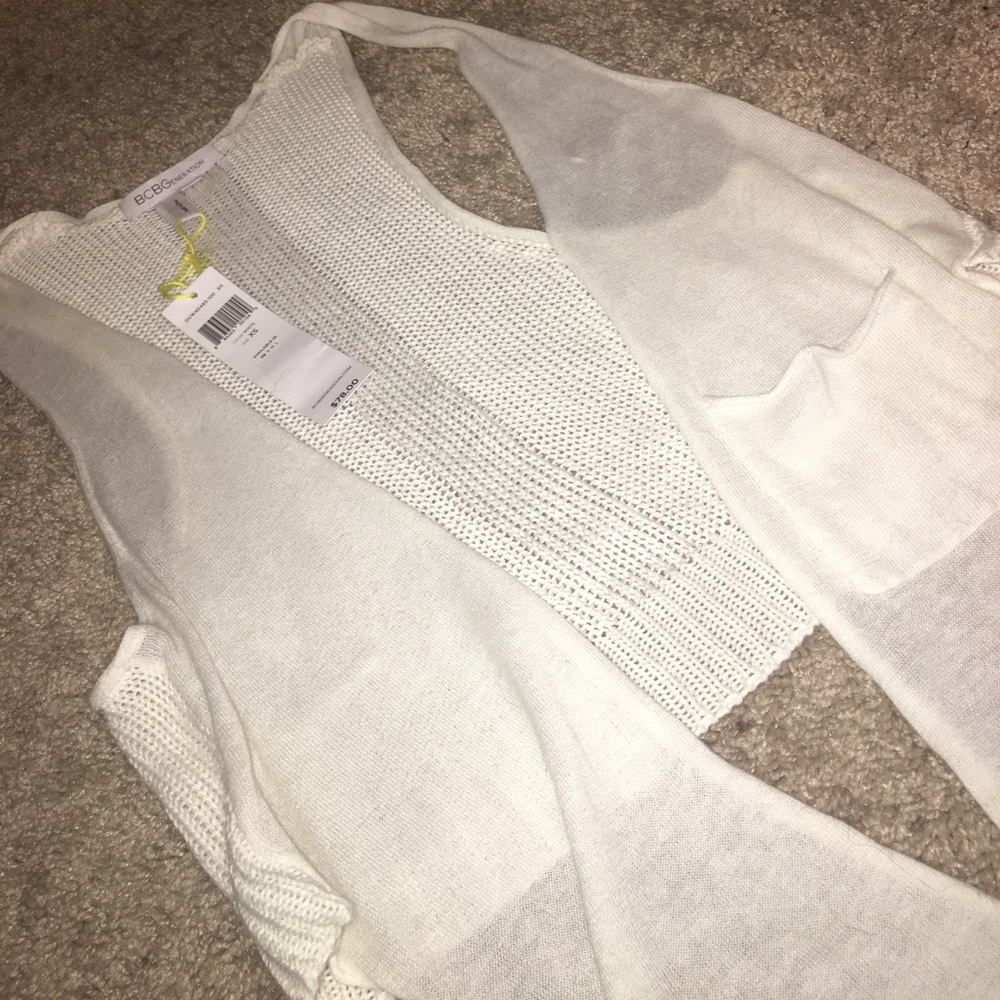 NWT BCBG Generations crochet vest