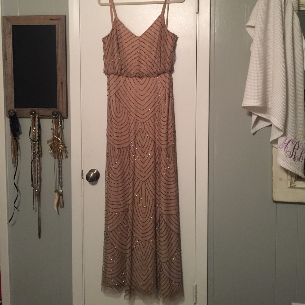 Full beaded formal gown