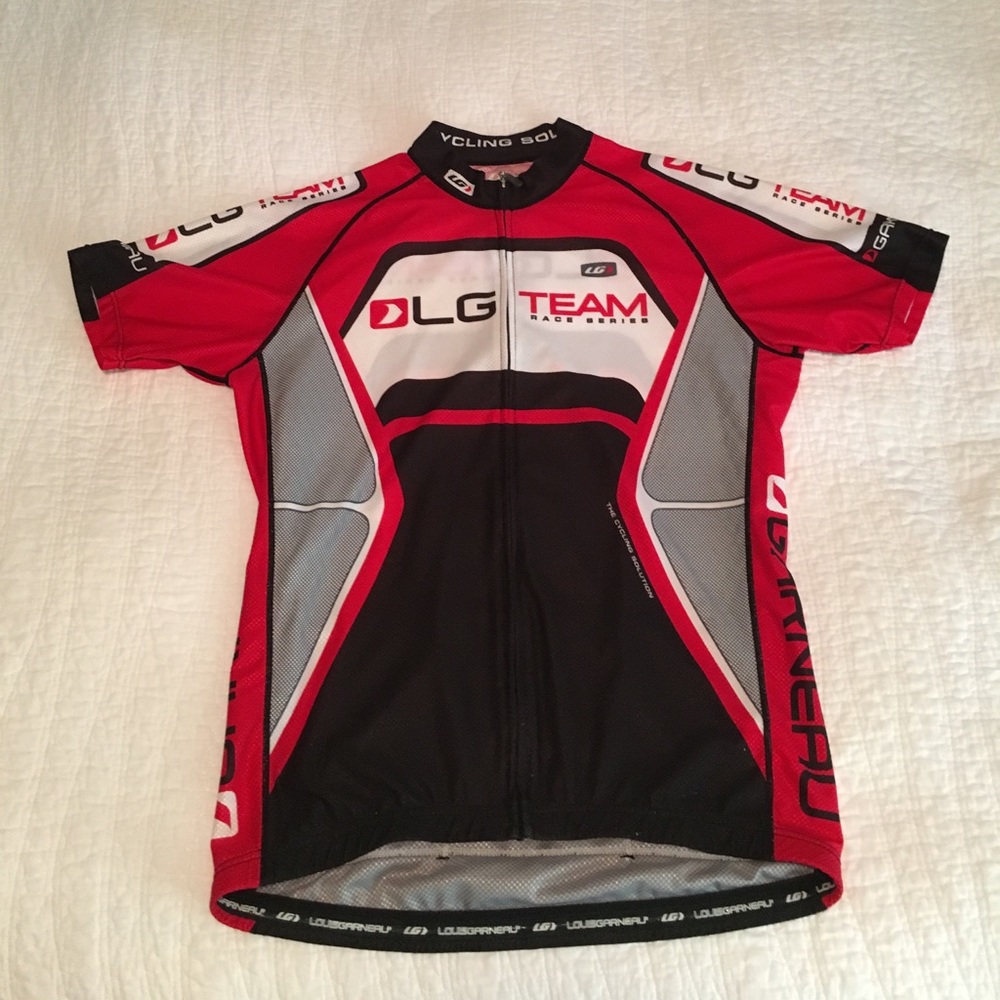 Used Mens Louis Garneau Cycling Jersey Large