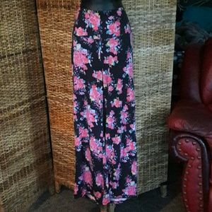 🍭Floral Flared Palazzos,Tribal Bellydance Boho