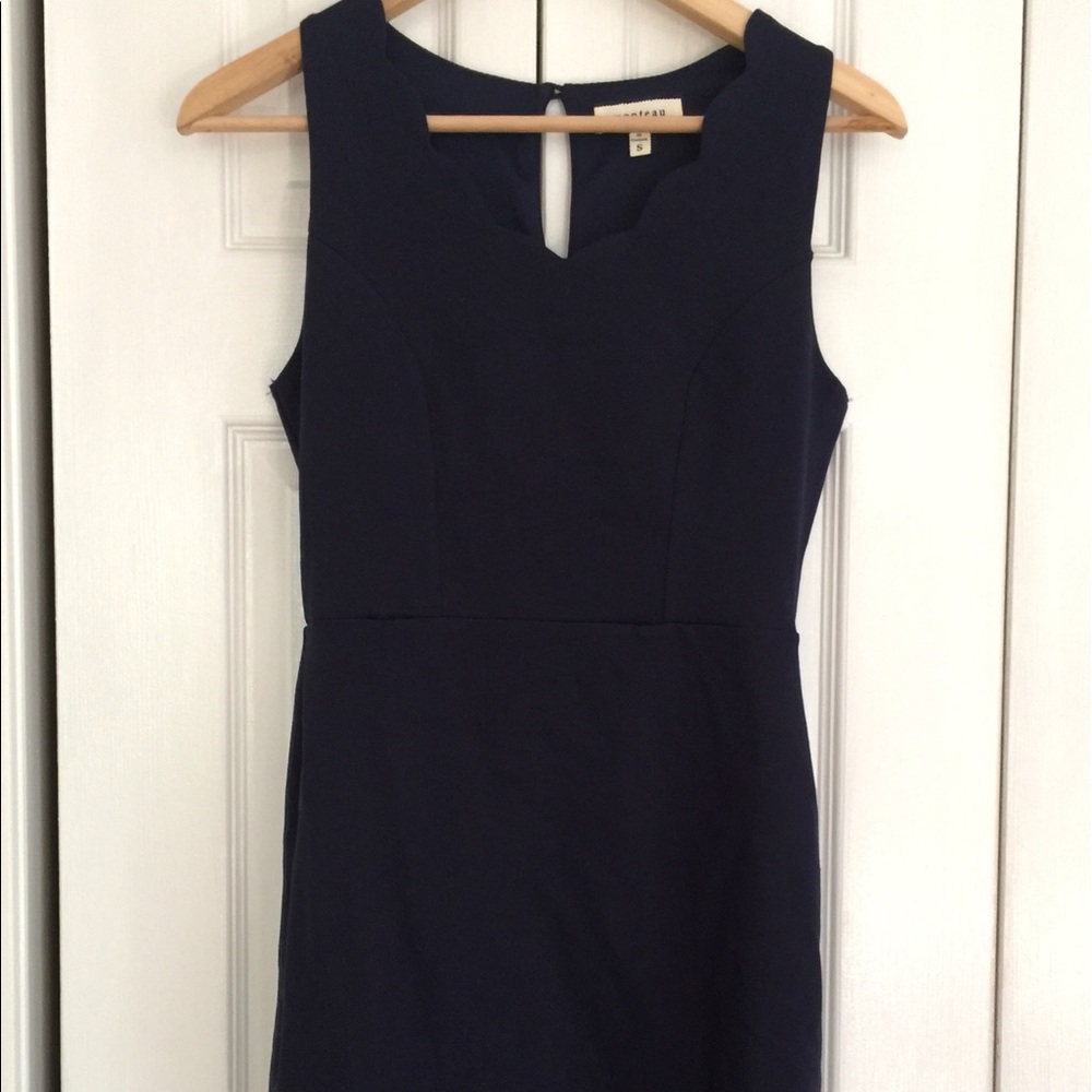 Navy Monteau Dress