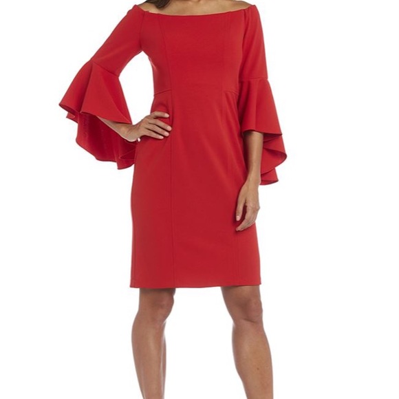 R & M Richards Dresses & Skirts - 🎉HP🎉Size 6 Flutter Sleeve Dress R & M Richards
