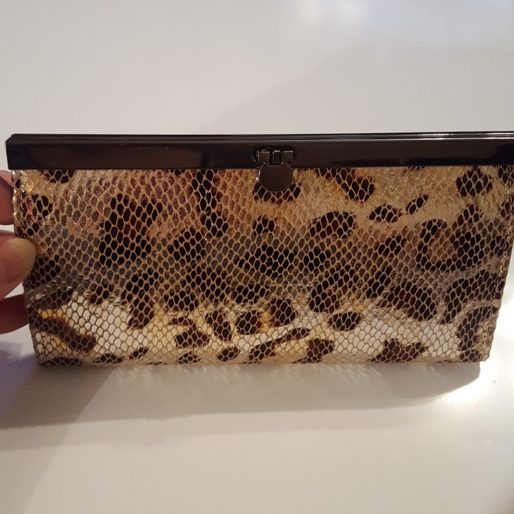 Beautiful Leopard  /wallet by Cach'e